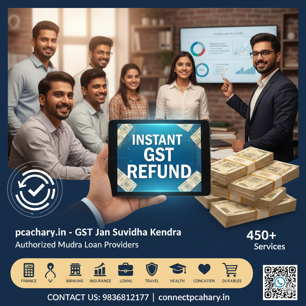GST Refund Services by Pcachary.in GST Refund Services by Pcachary.in