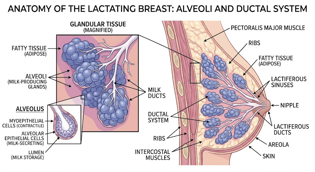 Milk Formation Inside Body
