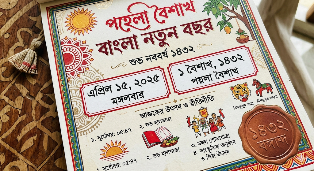 Bengali Calender 1ST Baiskh