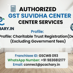 Charitable Trust Registration (Delhi)(Excluding Goverment fees)
