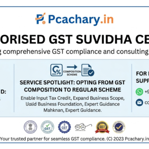 Opting GST Composition to Regular Scheme